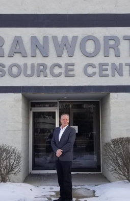 Dan Hannay standing outside of the Liberty Fulfillment Center