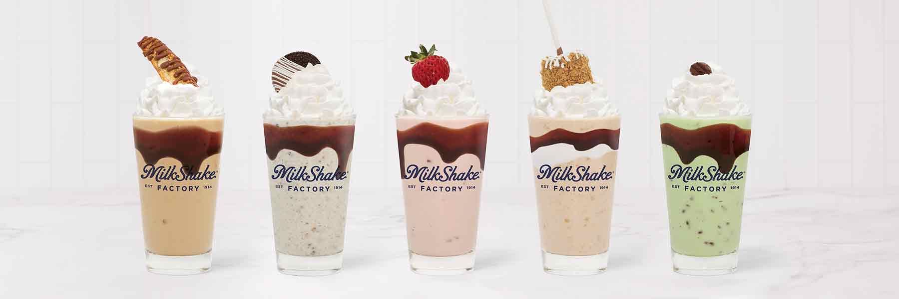 MilkShake Factory shake line up