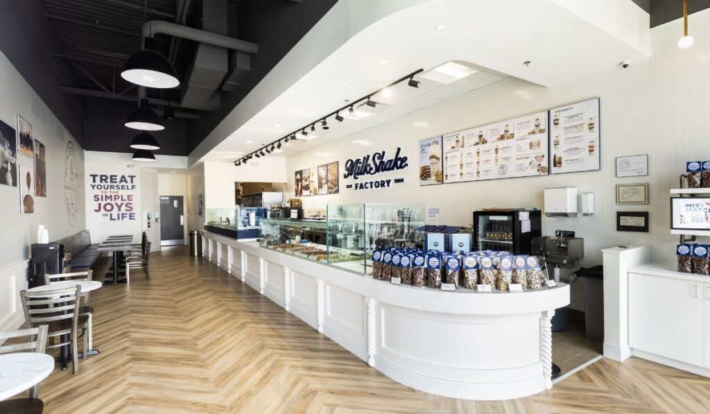 milkshake factory store interior